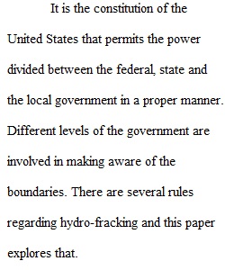 Multiple Governments and Intergovernmental Relationships Paper